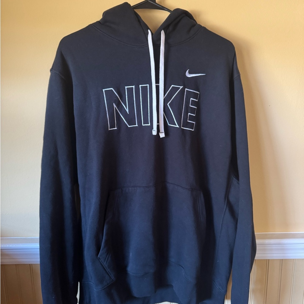 Nike Black Pullover Hoodie for Men